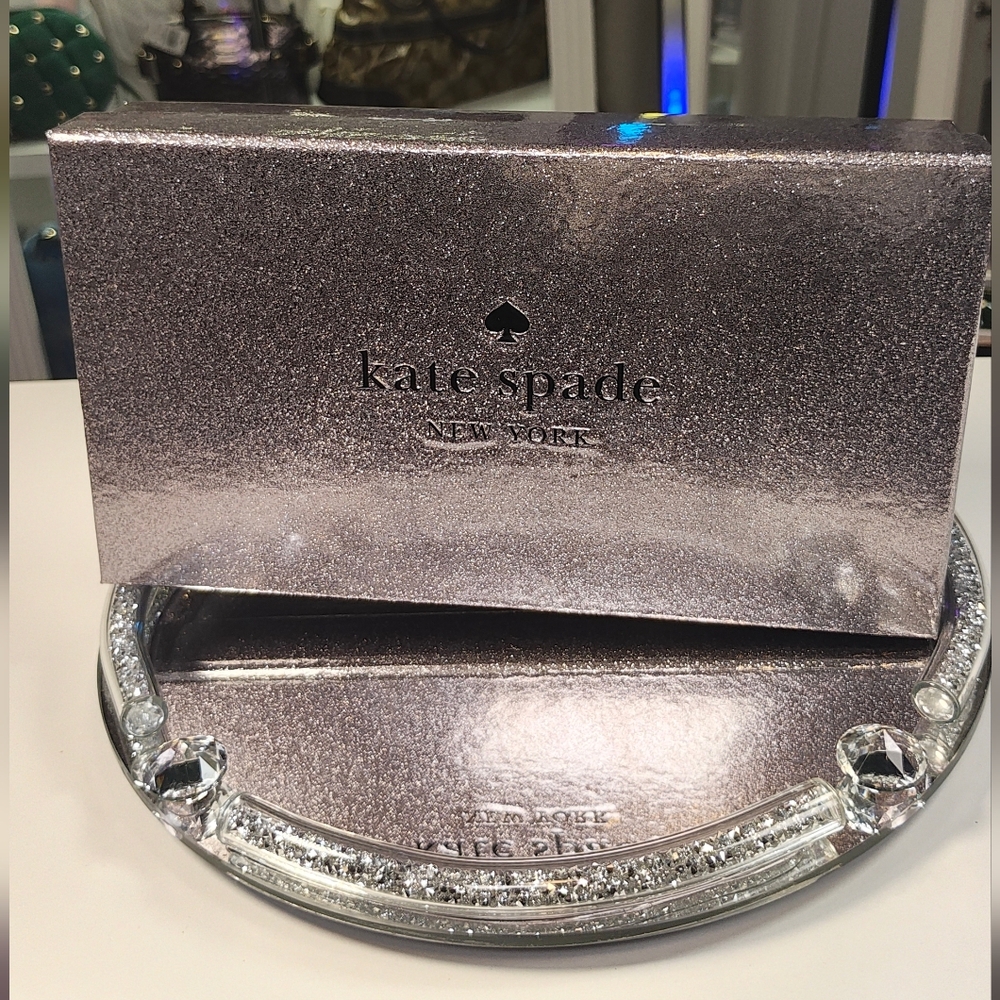 Kate Spade New York Kenzie Boxed Glitter Large Continental Wallet - Picture 8 of 11